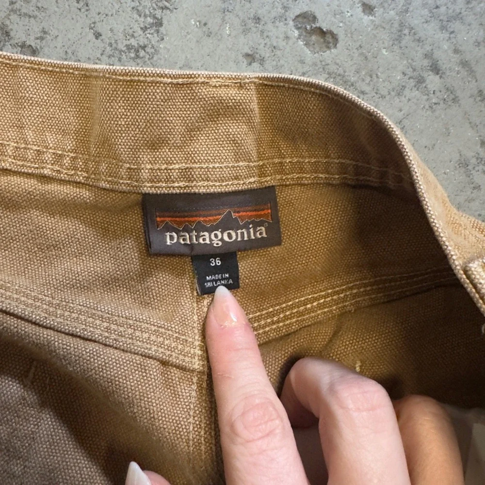 Patagonia Iron Forge Hemp Canvas Work Pants 36 Mens Brown Utility 55865 FA19
